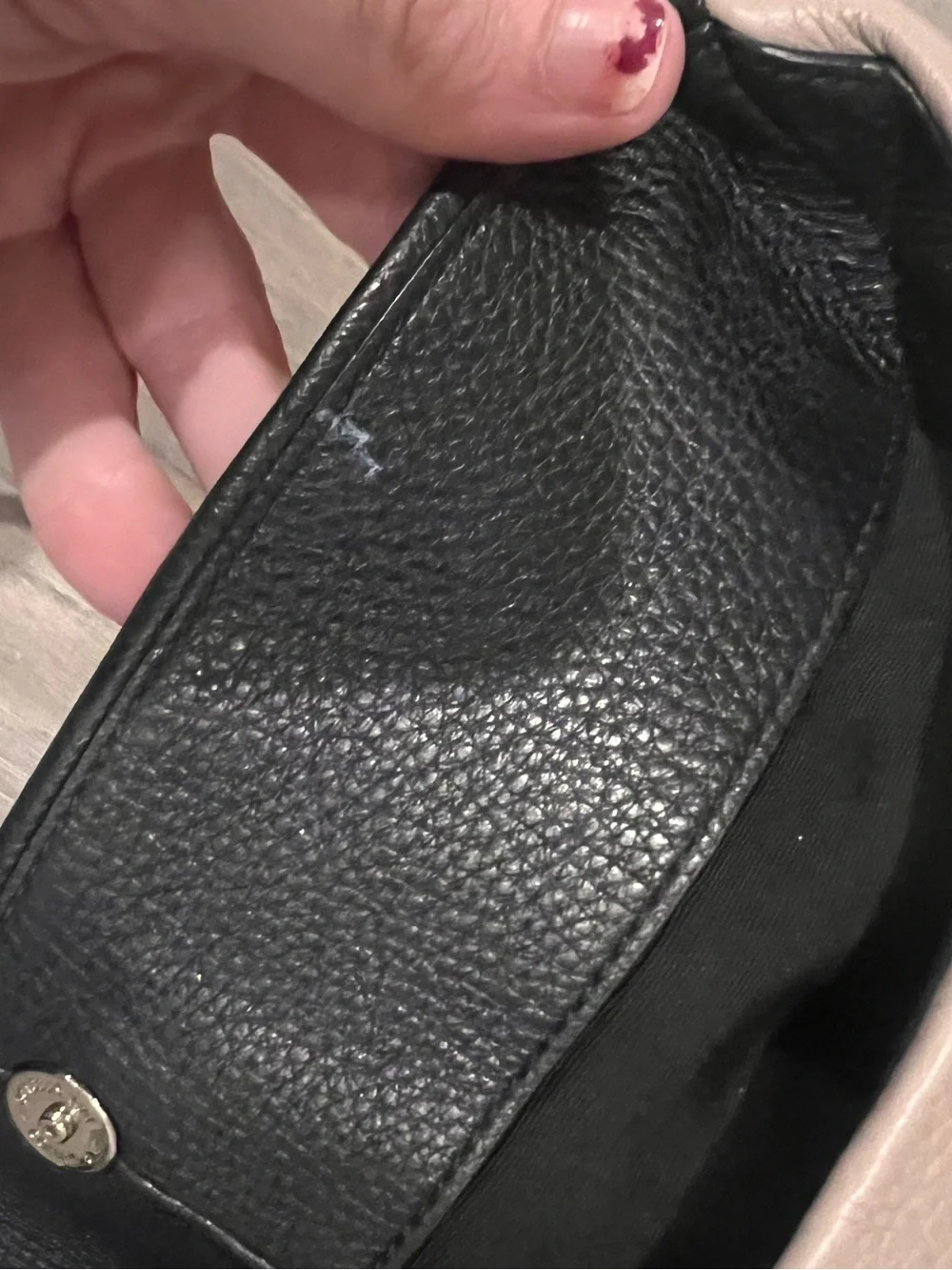 Coach Phoebe Colorblock Leather Shoulder Bag Python Trim F38251 Black Taupe